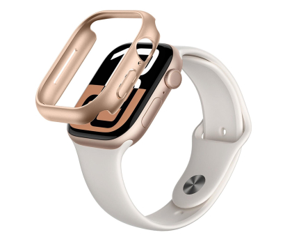Etui / obudowa na smartwatcha AmazingThing Minimal Case Apple Watch 46mm różowe złoto